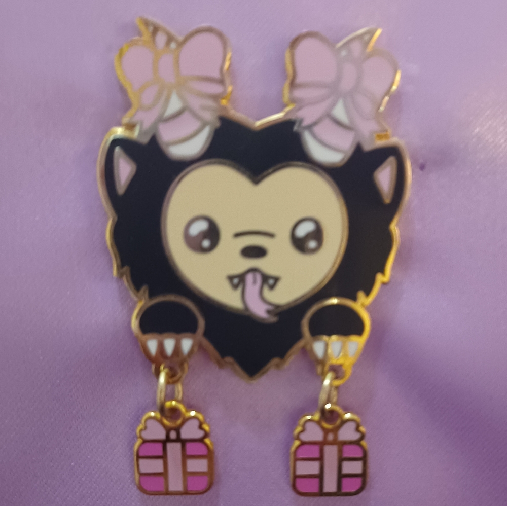3 for $15!!! | NattyCat Krampus Enamel Pin